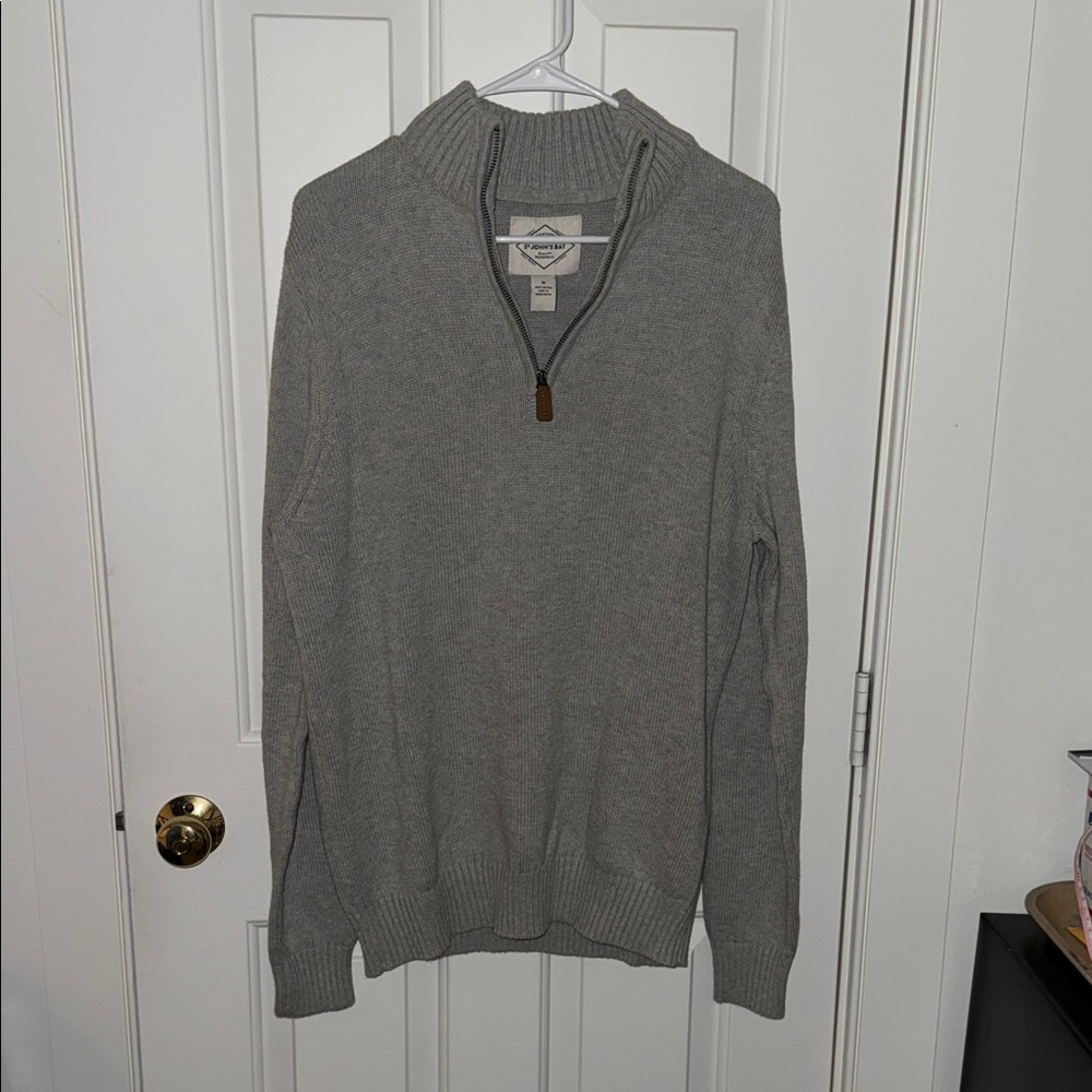 St. John’s Bay Men’s Half Zip Sweater